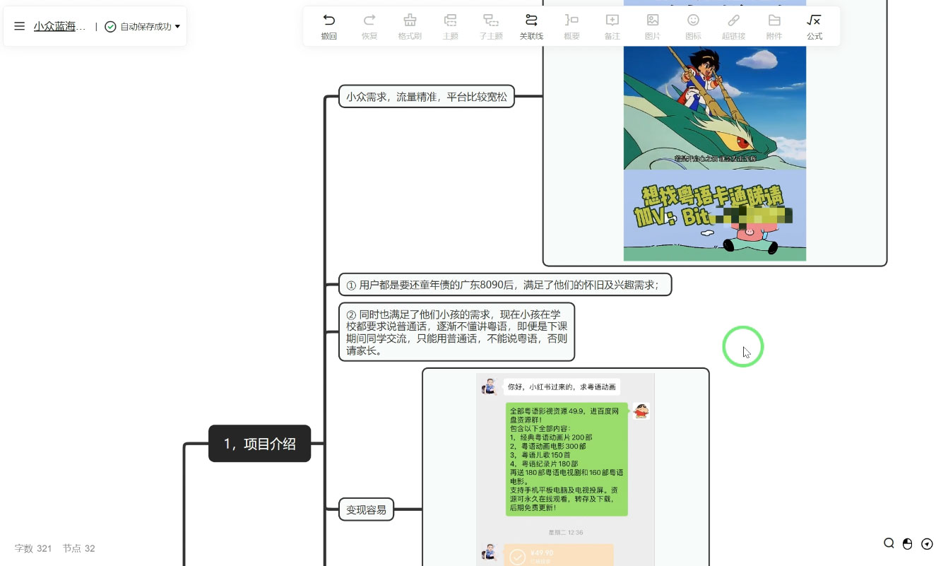 抖音小红书粤语动画电影玩法，小众蓝海项目，日入1000+-第2张图片-技术网导航